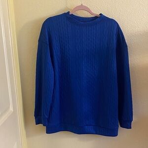 NWOT Men's Blue Sweater, Size M